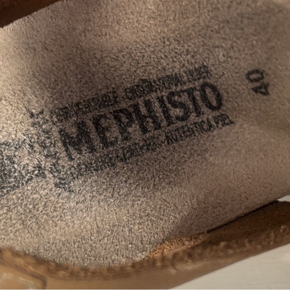Mephisto Women's Lissia Wedge Camel Sandals Size EU 40 - Picture 11 of 11